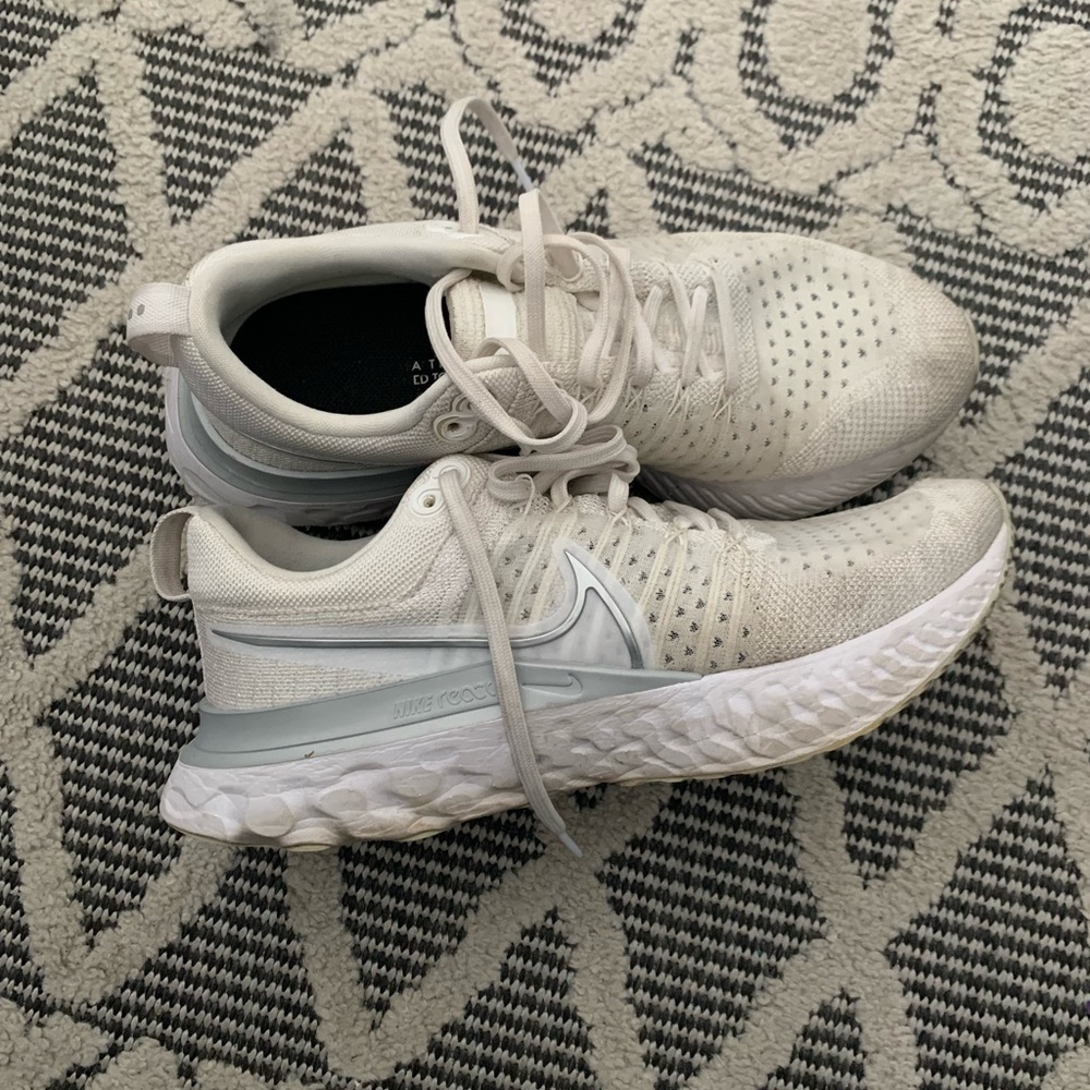 White Nike sneakers